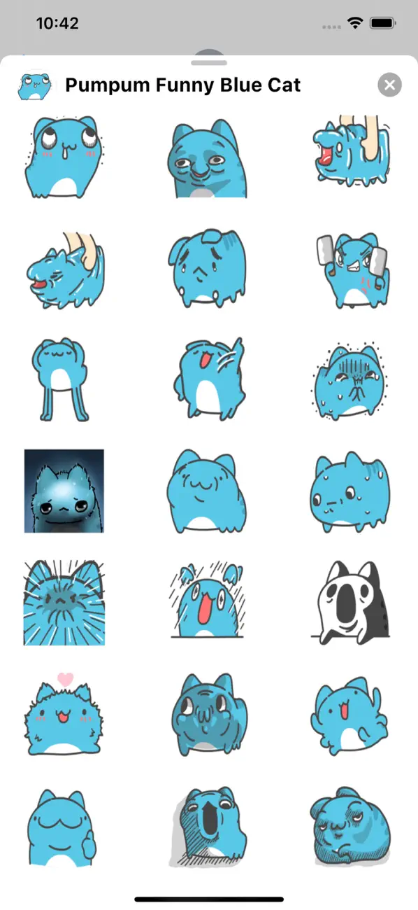 Screenshot #2 pour Pumpum Funny Blue Cat