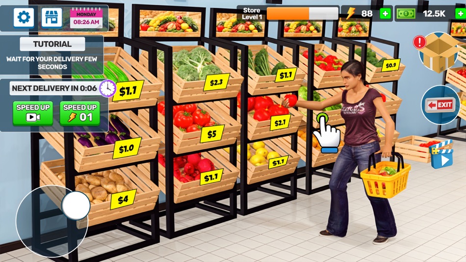 #10. Supermart Store 3D Simulator (iOS) Podle: Manzor Wajid