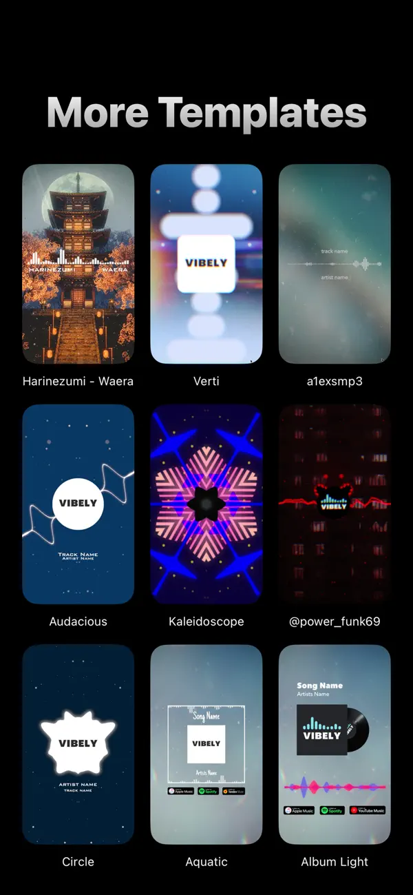 #5. Vibely - Music Visualizer (iOS) By: Aibek Mazhitov