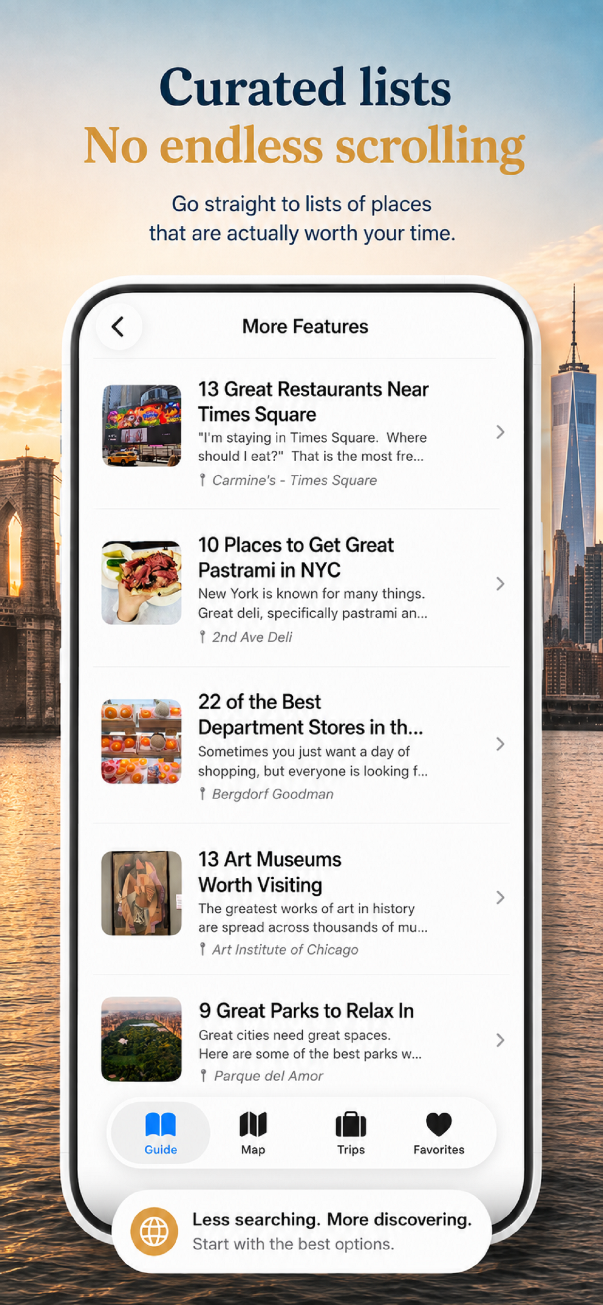 Big City Travel Guide: Planner screenshot 4
