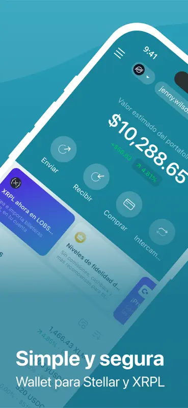 LOBSTR: billetera XLM y XRP screenshot 2 of 8
