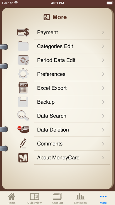 MoneyCare Screenshot