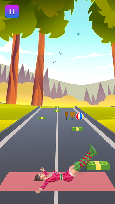Yoga 3D Workout-FlexRun Screenshot