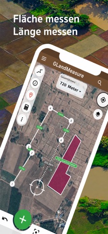 Fläche messen - GLand Measure screenshot 1