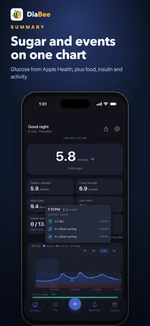 DiaBee screenshot 2