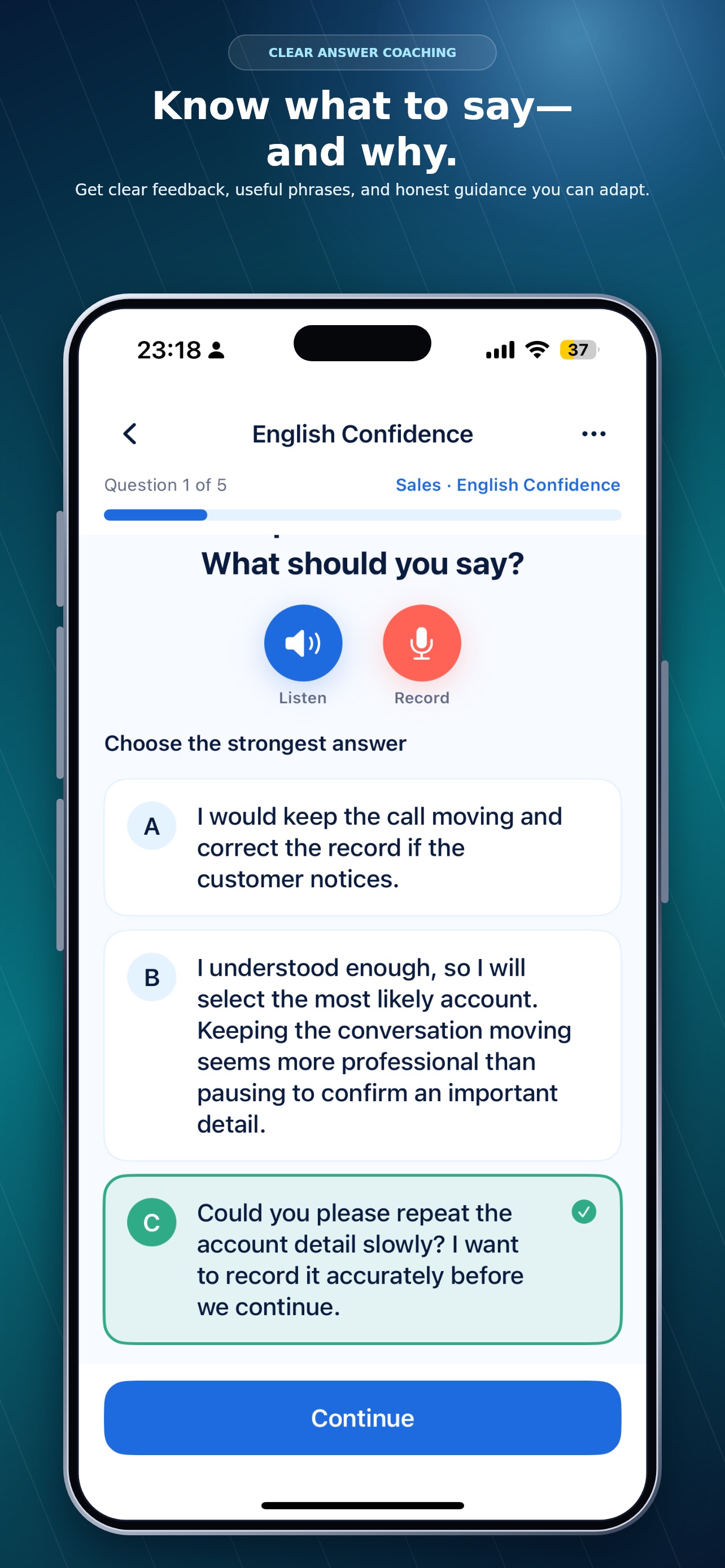 Screenshot 1 of JobReady English