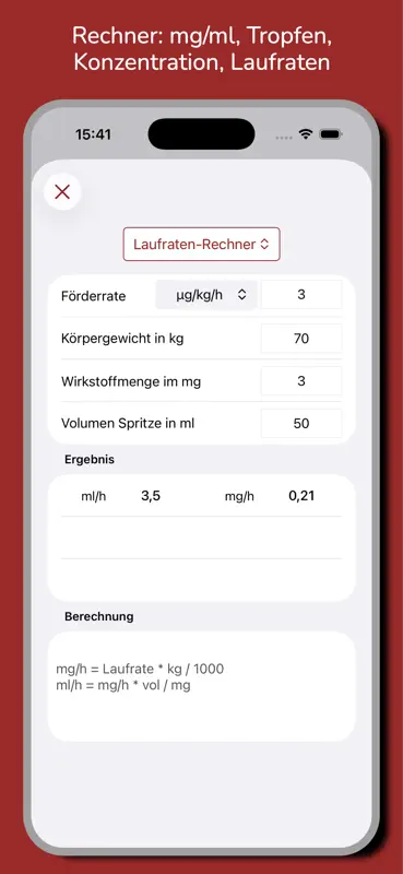 Perfusorenkochbuch screenshot 6 of 8