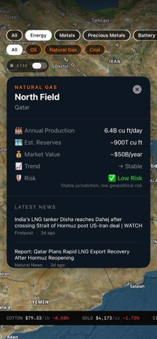 Strata - Commodities Atlas iPhone screenshot