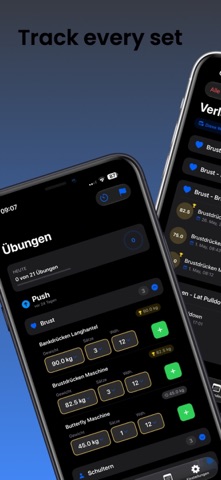 Fitness Gewichtstracker screenshot