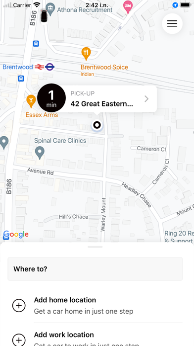 iCab Express Rides Screenshot