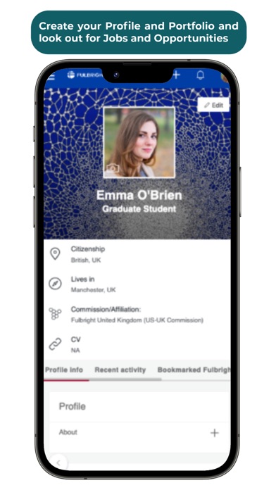 Fulbrighter app screenshot