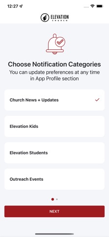 Elevation Church STL app screenshot