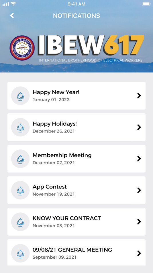 #4. IBEW 617 (iOS) โดย: I. B. E. W Local 617