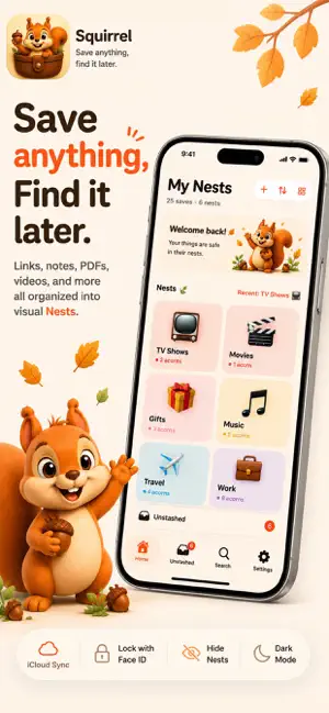 Squirrel: Save & Organize screenshot 2