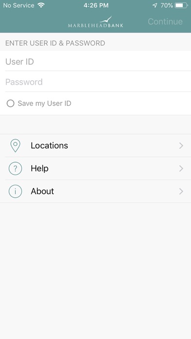 Marblehead Bank Mobile Screenshot