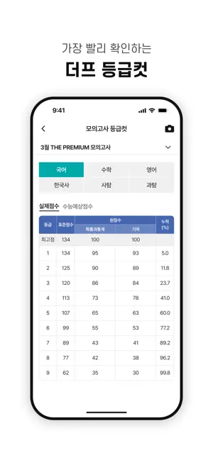 D.up(디.업) : 더프 모의고사 iPhone screenshot 5