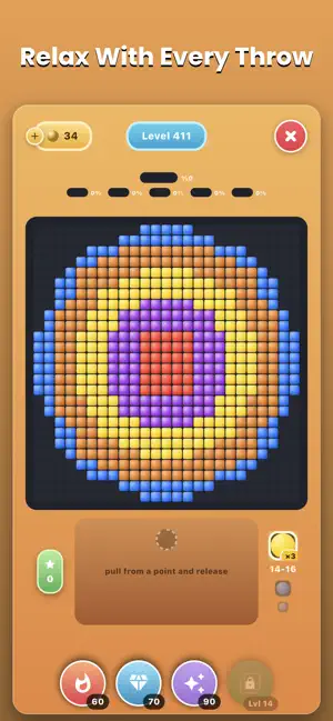 Shatter Cube: Pixel Art Shoot screenshot 2
