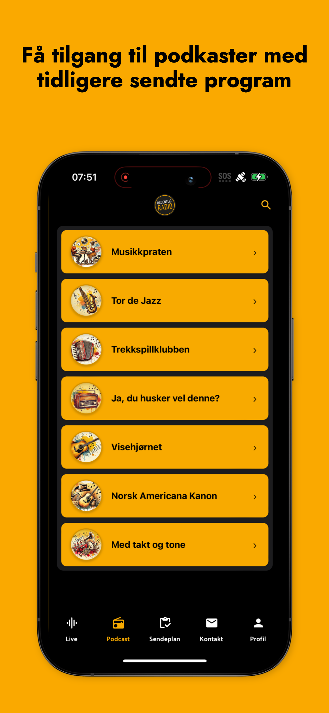 Ordentlig Radio App