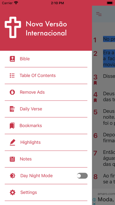 NVI Português Portuguese Bible Screenshot