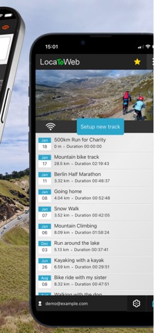 LocaToWeb Realtime GPS tracker screenshot