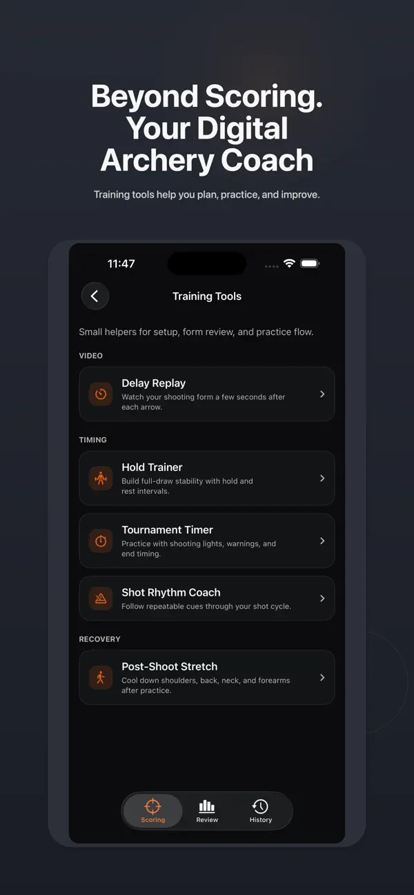 Screenshot #2 pour AimTrack Archery Score Tracker