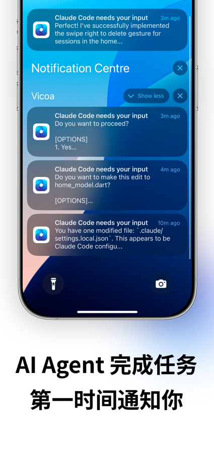 Vicoa: Codex & Claude AI IDE 的 App Store 截图 2
