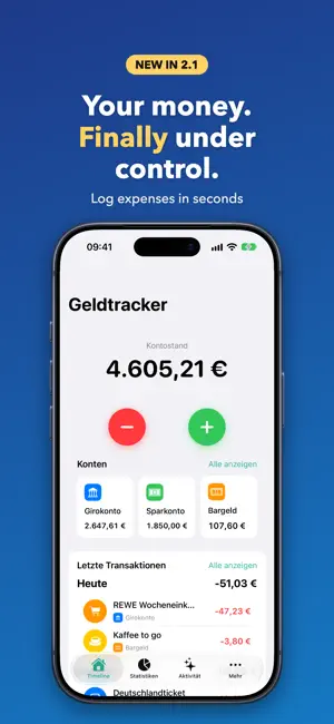 Money Tracker – Budget & Spend screenshot 1
