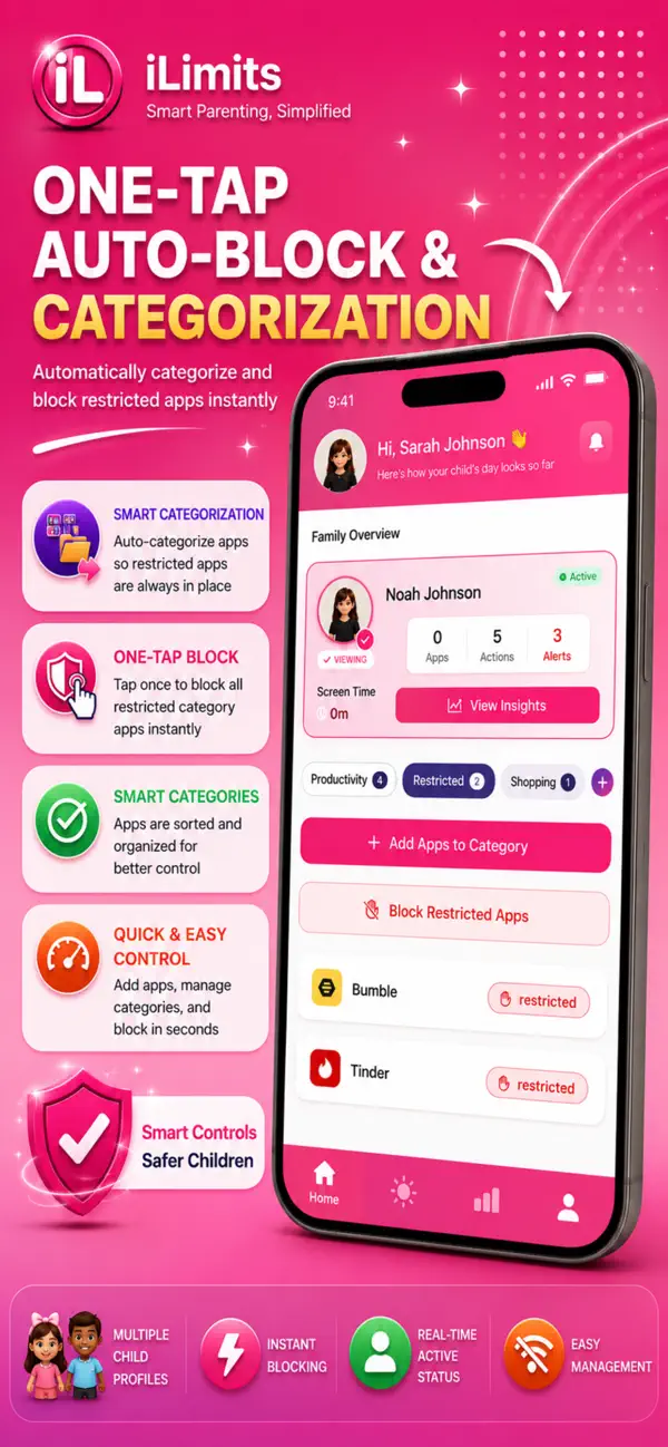 Screenshot #2 pour iLimits – Parental Controls