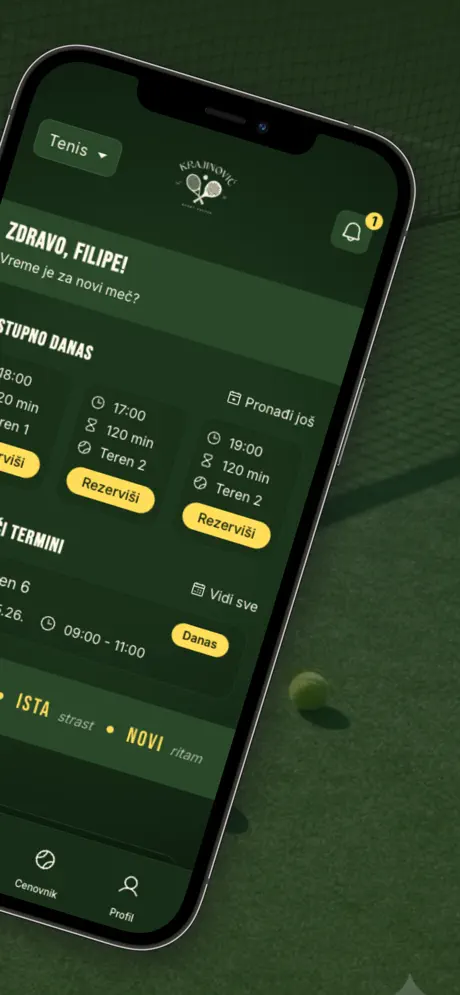 Krajinović Sport Center screenshot 2