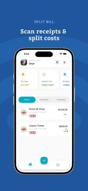 Split Bill - Receipt Scanner screenshot 1