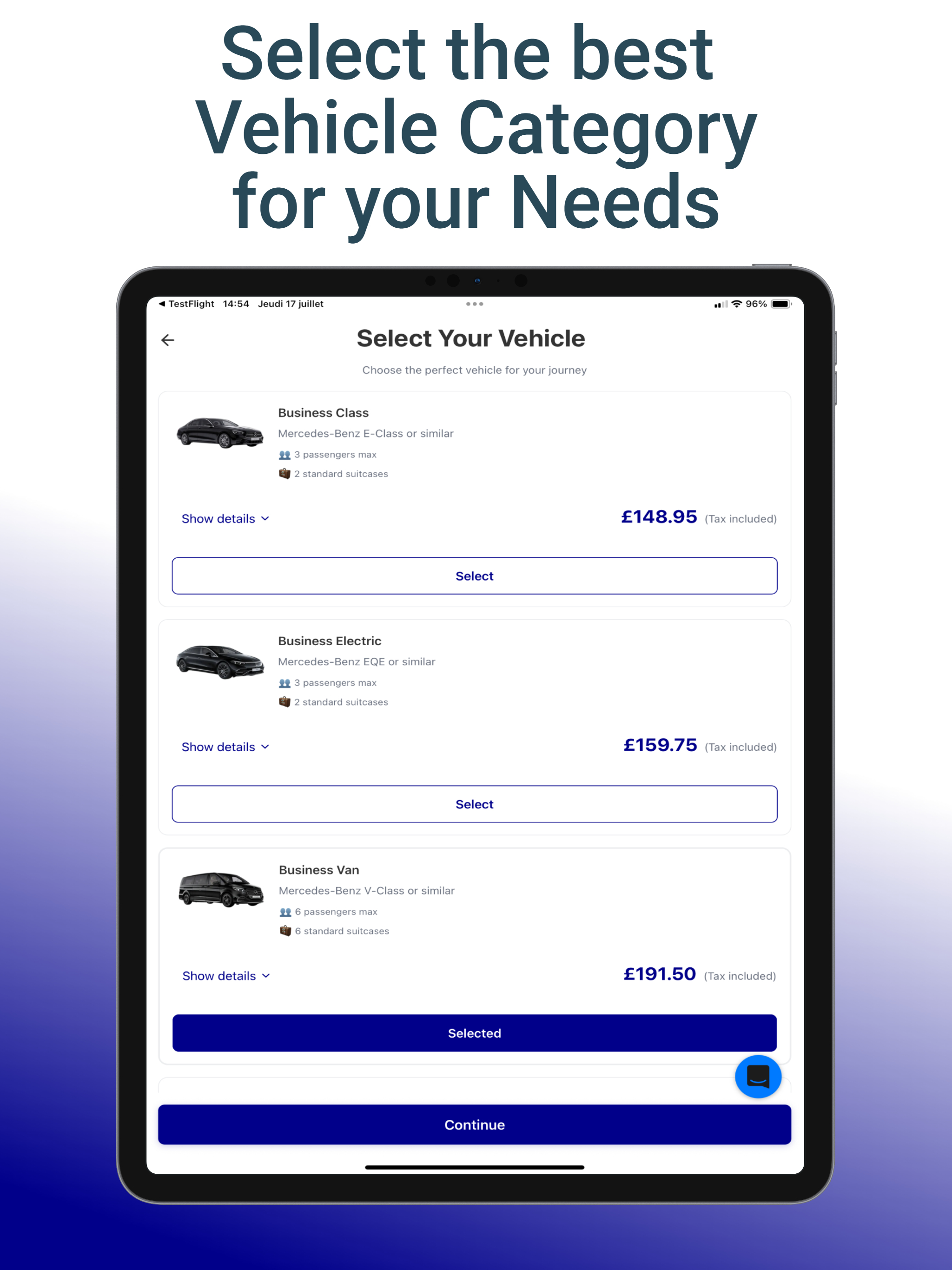 Chauffeurs & Services