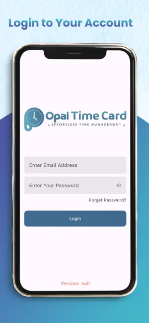 Opal Time Card screenshot 1