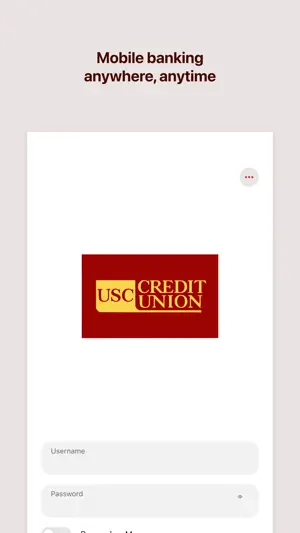 USC Credit Union Mobile screenshot 1