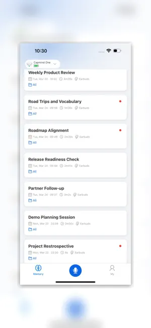 Capmind screenshot 2