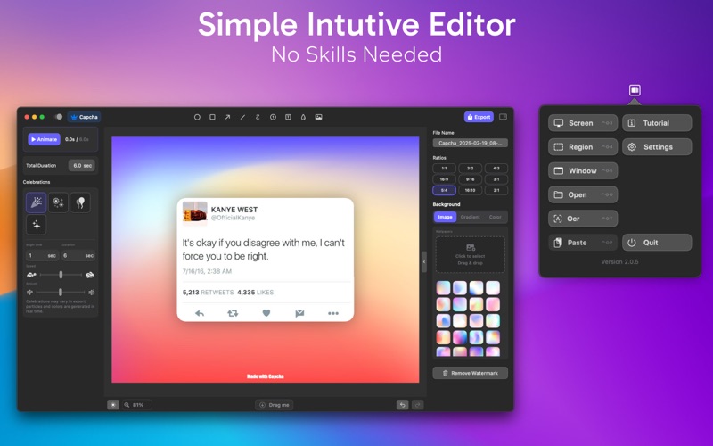App screenshot