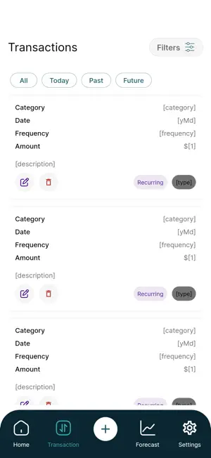 ForeCash-Financial Forecasting screenshot 3