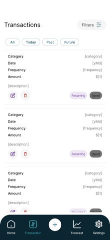 ForeCash-Financial Forecasting Screenshot 3 of 8