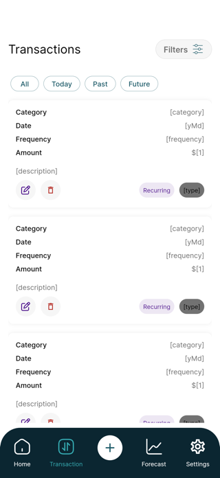 ForeCash-Financial Forecasting Screenshot 3 of 8