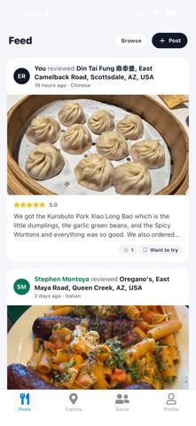 MyFoodeez App screenshot