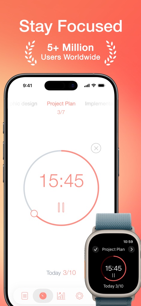 Be Focused – Deep Focus Timer - Productivity App | MWM
