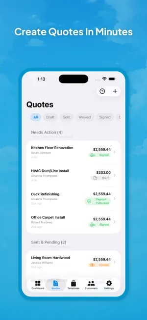 CloseQuote - Instant estimates screenshot 2