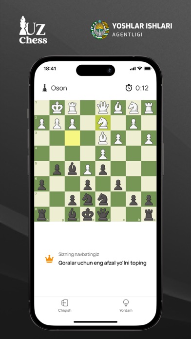 UzChess - Shaxmat akademiya Screenshot