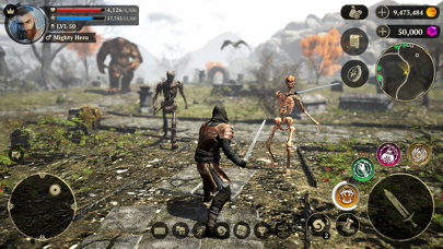 Screenshot from Evil Lands: Epic MMORPG game