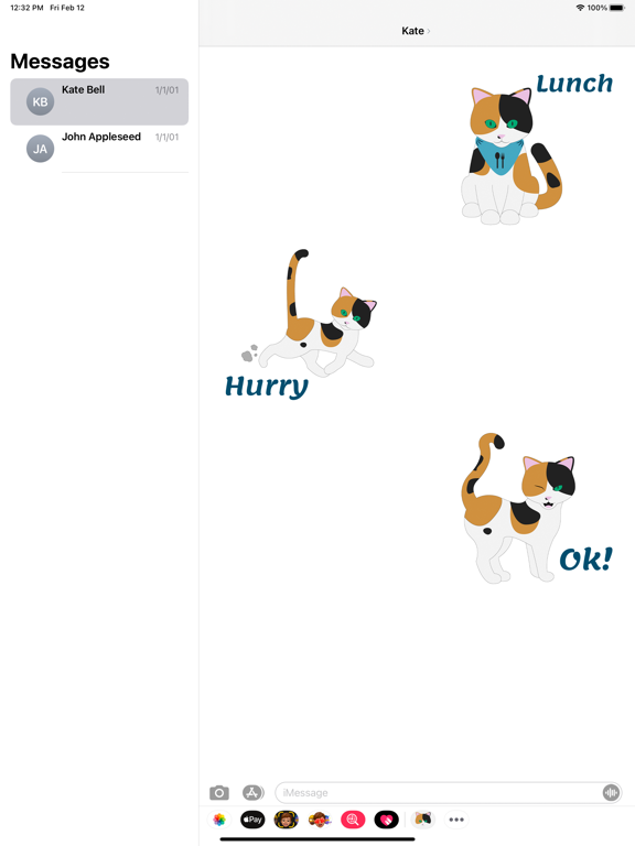 Screenshot #5 pour Lisa the Calico Cat Stickers