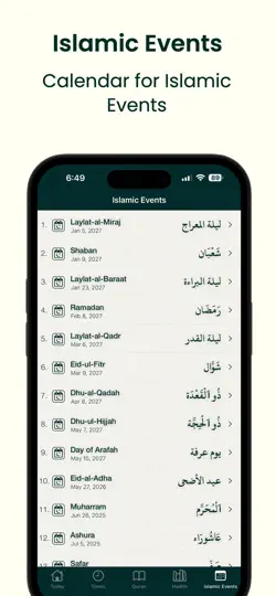 Prayer Times Qibla Compass Pro iPhone Ekran Görüntüsü 6
