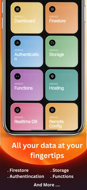 Firebase Manager : MobileFire iPhone screenshot 3