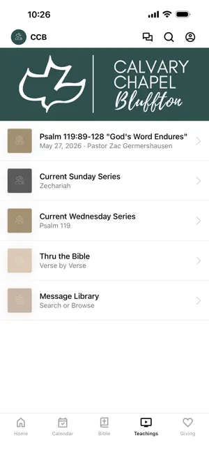 Calvary Chapel Bluffton screenshot 3