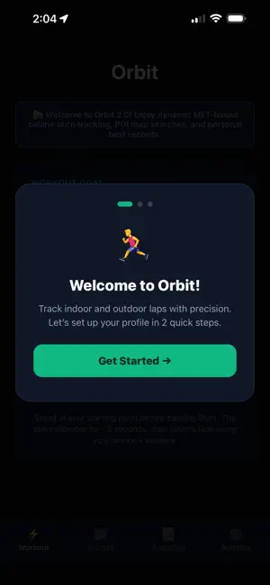 Orbit — Auto Lap Tracker screenshot 1
