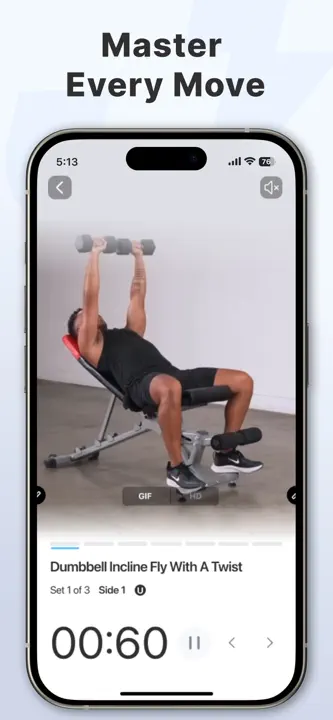 JEFIT Workout Plan Gym Tracker : capture d’écran 5 sur 8