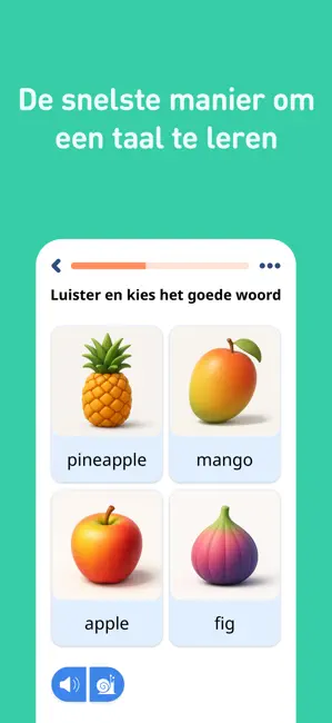 Leer 35 talen met FunEasyLearn iPhone screenshot 2